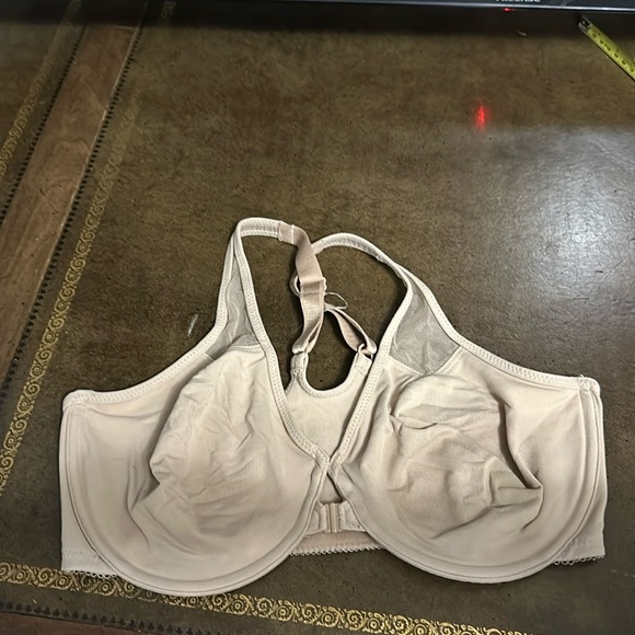 Wacoal Nude Racerback Center-Front Closure Underwire Bra 32C - Picture 1 of 6